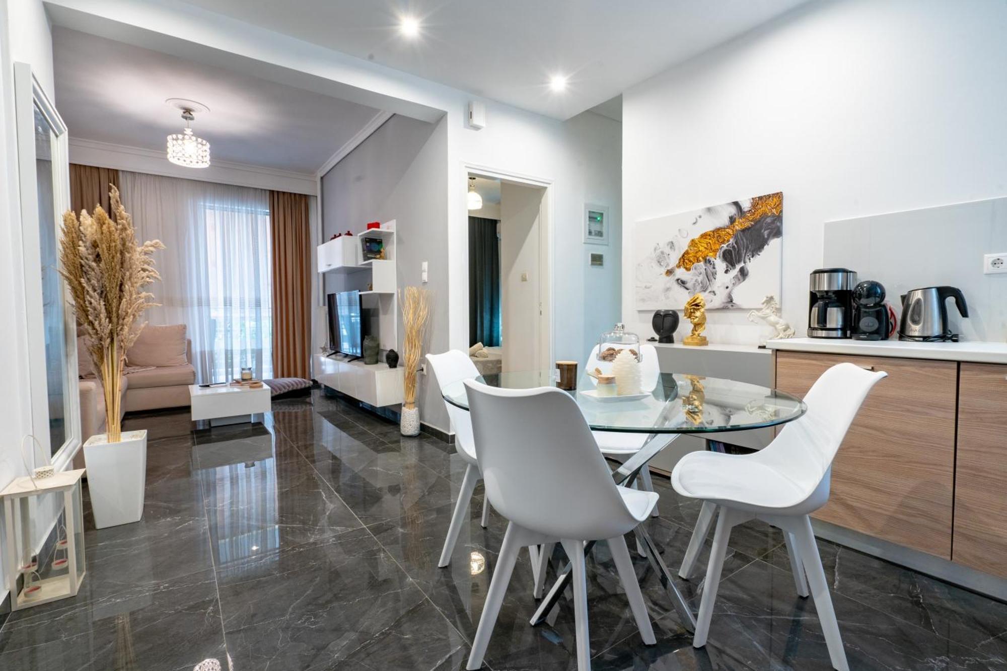 Neo Irakleio Train St. 1 Bedrm 4 Pers. Apartment Athen Eksteriør bilde