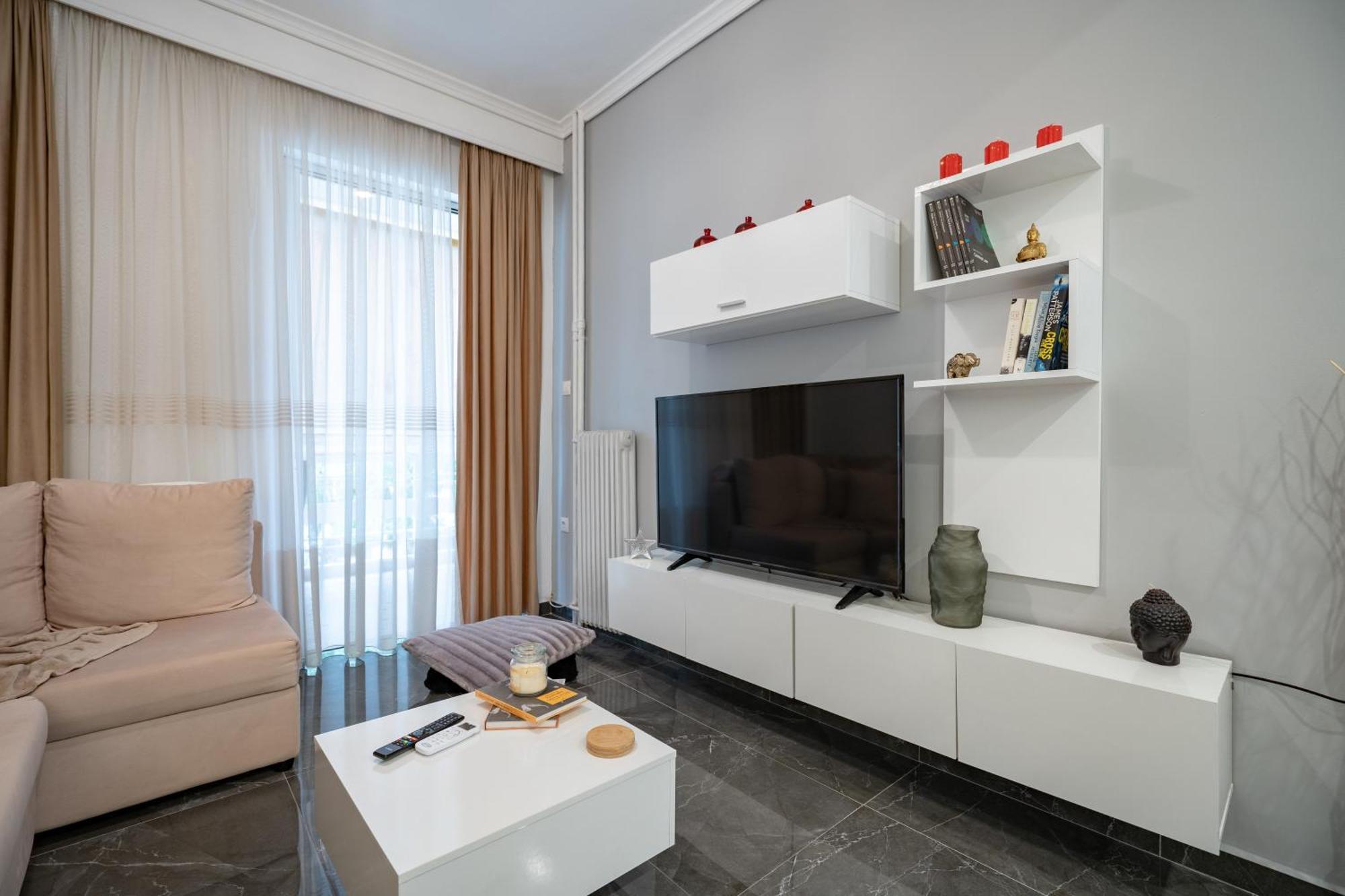 Neo Irakleio Train St. 1 Bedrm 4 Pers. Apartment Athen Eksteriør bilde