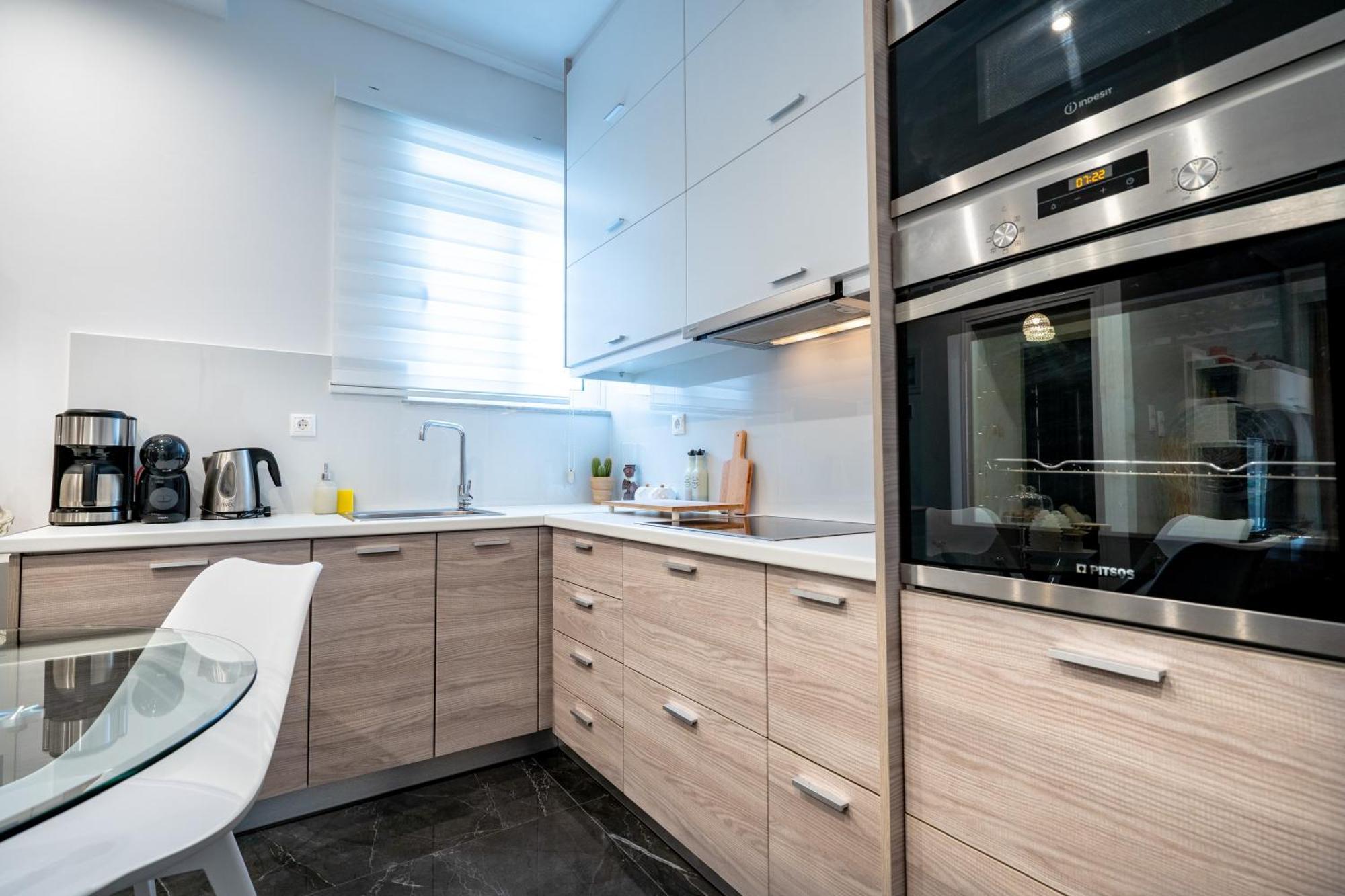 Neo Irakleio Train St. 1 Bedrm 4 Pers. Apartment Athen Eksteriør bilde