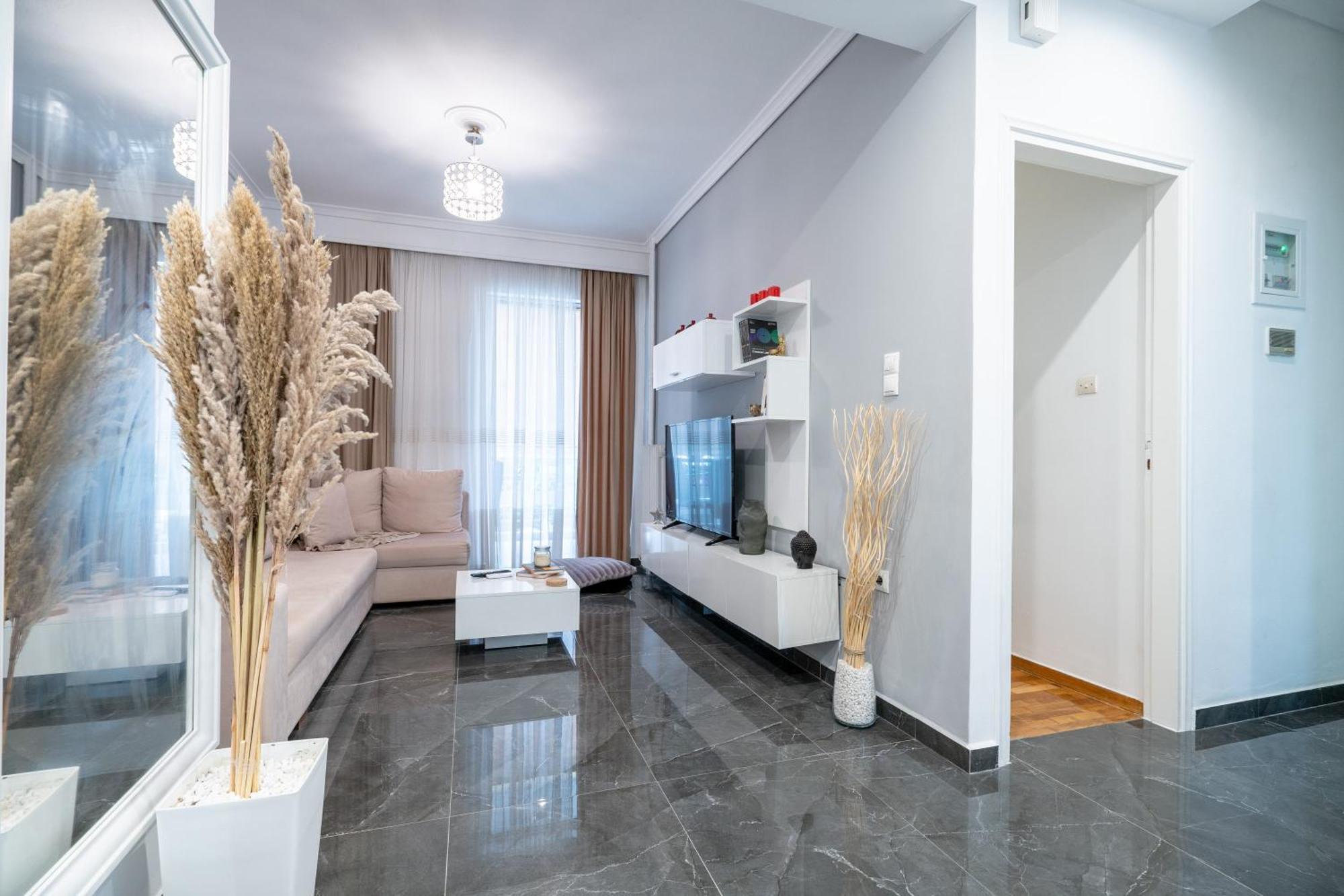 Neo Irakleio Train St. 1 Bedrm 4 Pers. Apartment Athen Eksteriør bilde