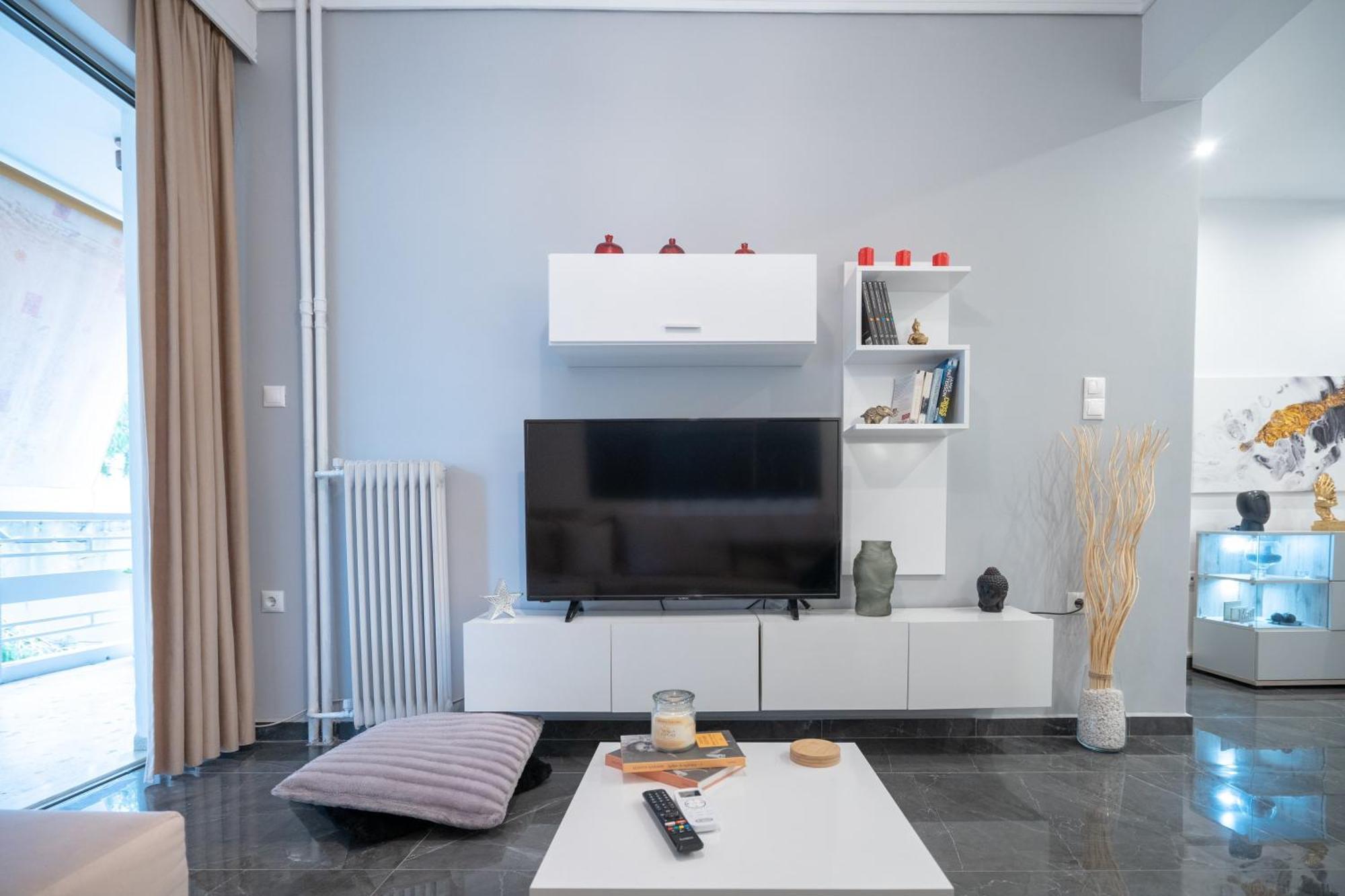 Neo Irakleio Train St. 1 Bedrm 4 Pers. Apartment Athen Eksteriør bilde