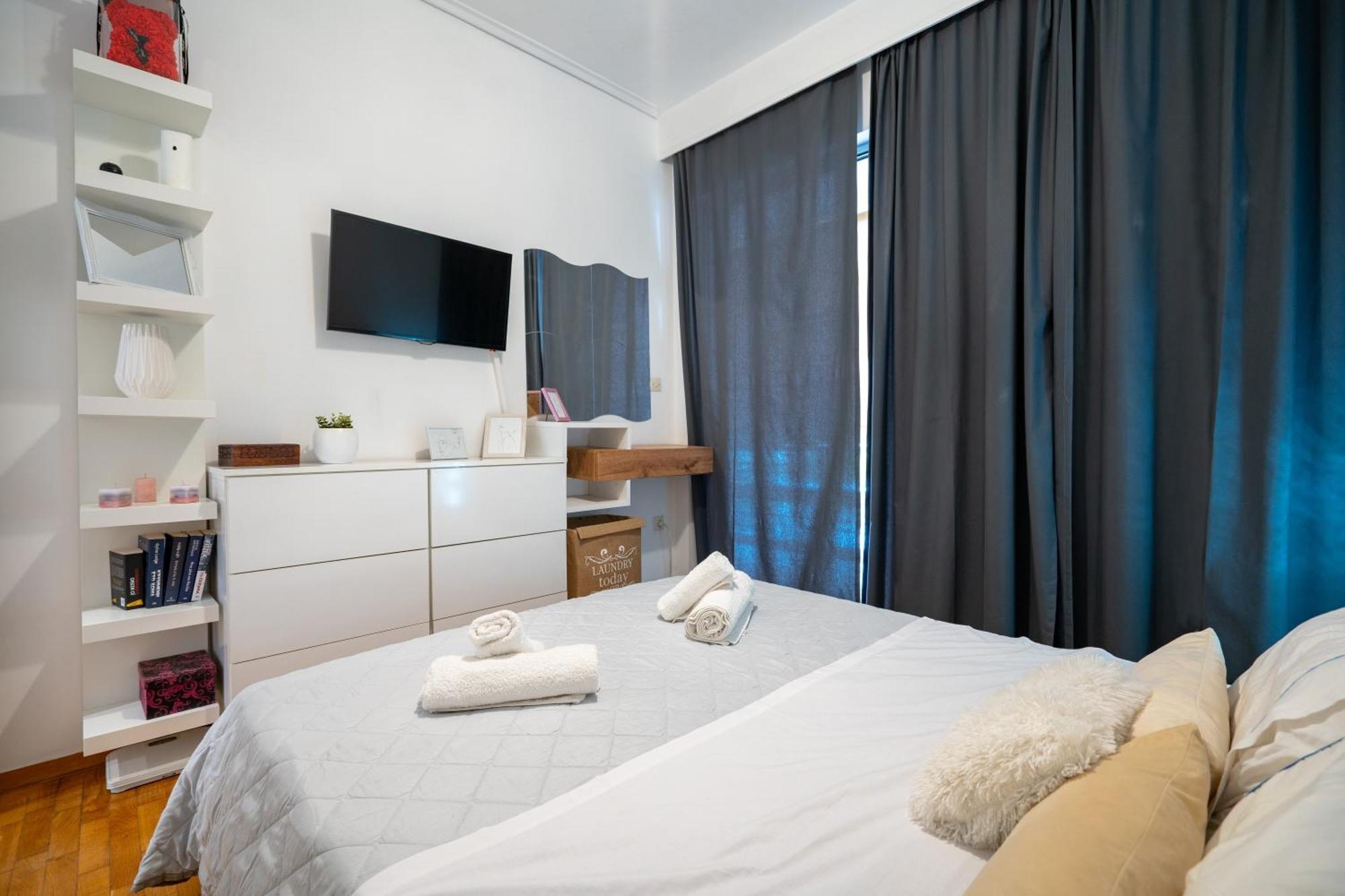 Neo Irakleio Train St. 1 Bedrm 4 Pers. Apartment Athen Eksteriør bilde