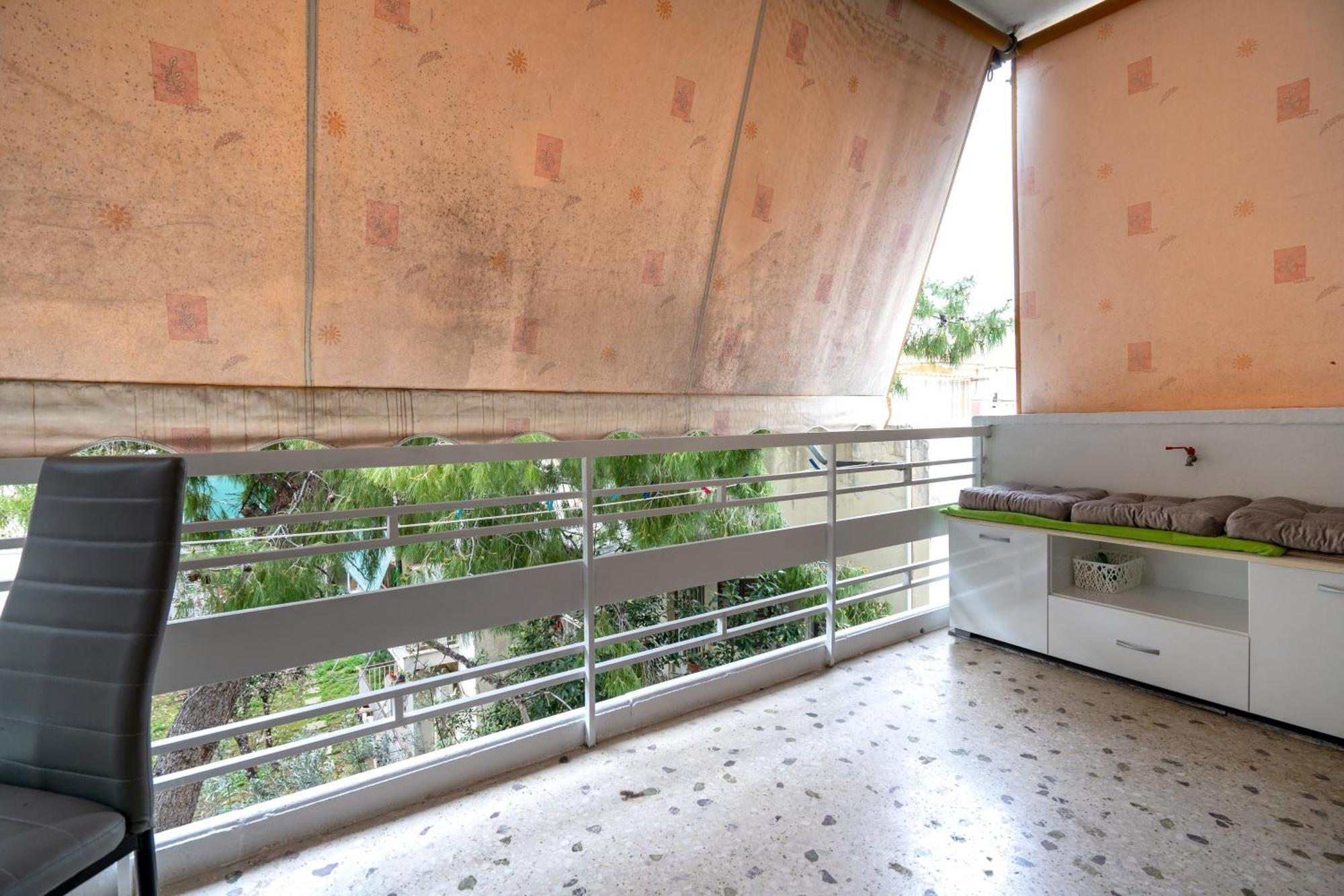 Neo Irakleio Train St. 1 Bedrm 4 Pers. Apartment Athen Eksteriør bilde